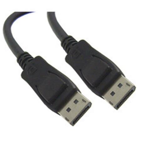 CABLE WHOLESALE DisplayPort 1.2 Video Cable- DisplayPort Male- 15 foot 10H1-60115